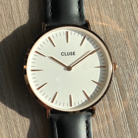 Cluse Accessories - Cluse Black Leather Watch